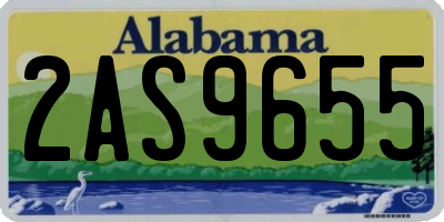 AL license plate 2AS9655