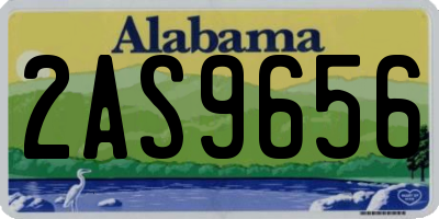 AL license plate 2AS9656