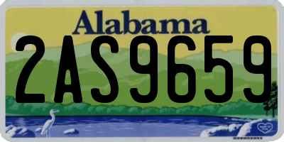 AL license plate 2AS9659
