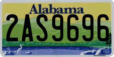 AL license plate 2AS9696