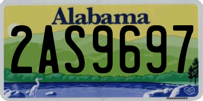 AL license plate 2AS9697