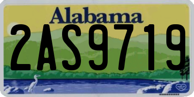 AL license plate 2AS9719