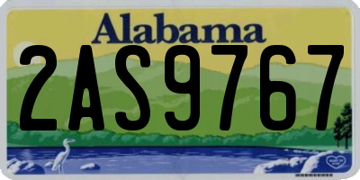 AL license plate 2AS9767