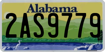 AL license plate 2AS9779