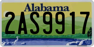 AL license plate 2AS9917