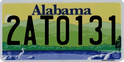 AL license plate 2AT0131