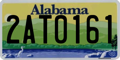AL license plate 2AT0161