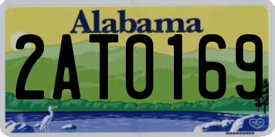 AL license plate 2AT0169