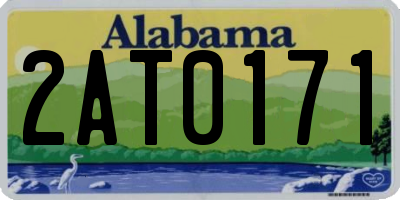 AL license plate 2AT0171