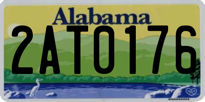 AL license plate 2AT0176
