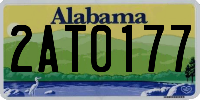 AL license plate 2AT0177