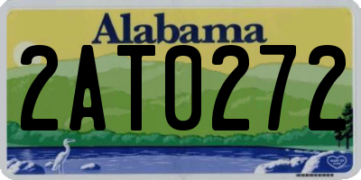 AL license plate 2AT0272