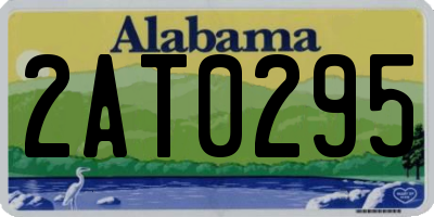 AL license plate 2AT0295