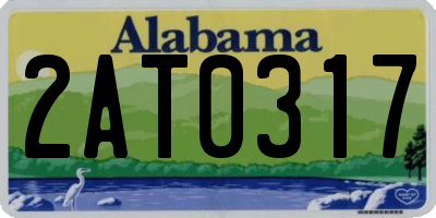 AL license plate 2AT0317