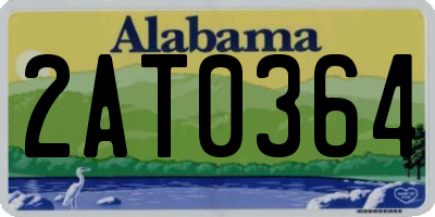 AL license plate 2AT0364