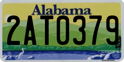 AL license plate 2AT0379