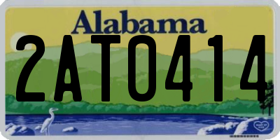 AL license plate 2AT0414