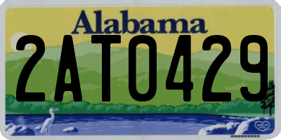 AL license plate 2AT0429