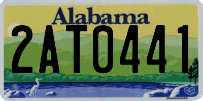 AL license plate 2AT0441