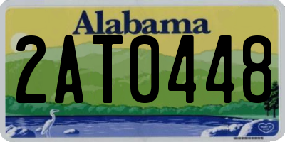 AL license plate 2AT0448