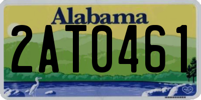 AL license plate 2AT0461