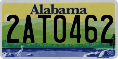 AL license plate 2AT0462