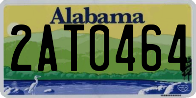 AL license plate 2AT0464