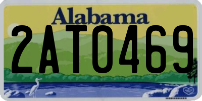 AL license plate 2AT0469
