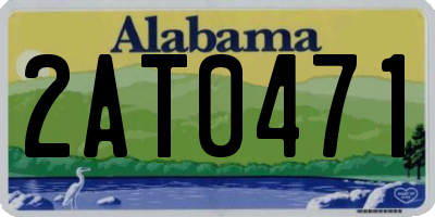 AL license plate 2AT0471