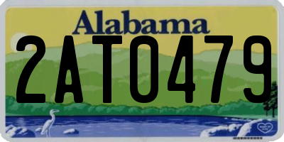 AL license plate 2AT0479