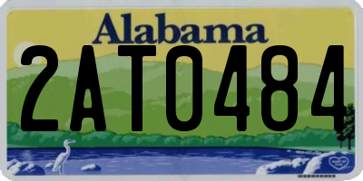AL license plate 2AT0484