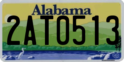 AL license plate 2AT0513