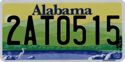AL license plate 2AT0515