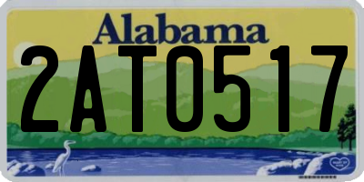 AL license plate 2AT0517