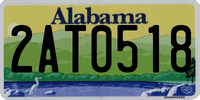 AL license plate 2AT0518