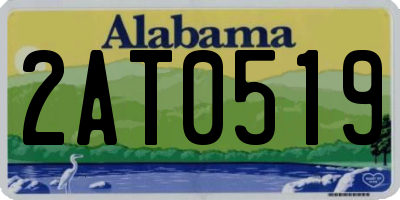 AL license plate 2AT0519