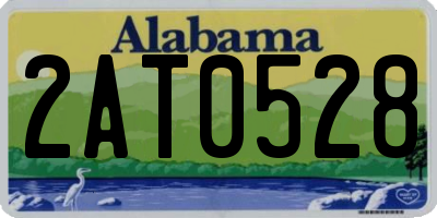 AL license plate 2AT0528
