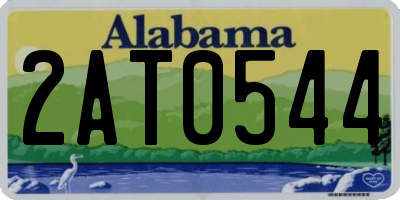 AL license plate 2AT0544