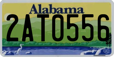 AL license plate 2AT0556