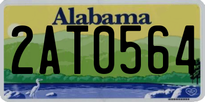 AL license plate 2AT0564
