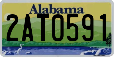 AL license plate 2AT0591
