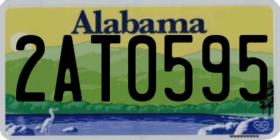 AL license plate 2AT0595