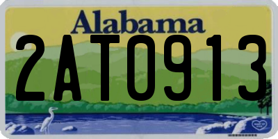 AL license plate 2AT0913