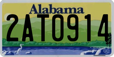 AL license plate 2AT0914