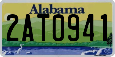 AL license plate 2AT0941