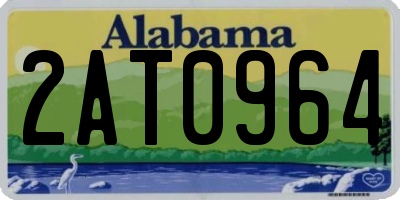 AL license plate 2AT0964