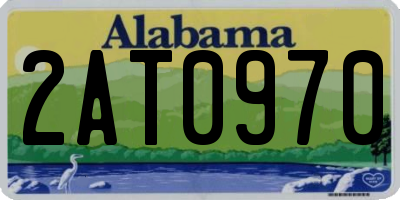 AL license plate 2AT0970