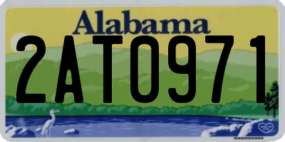 AL license plate 2AT0971
