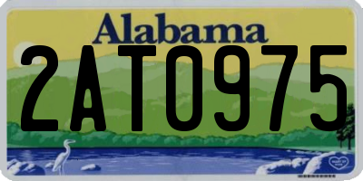 AL license plate 2AT0975
