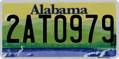 AL license plate 2AT0979